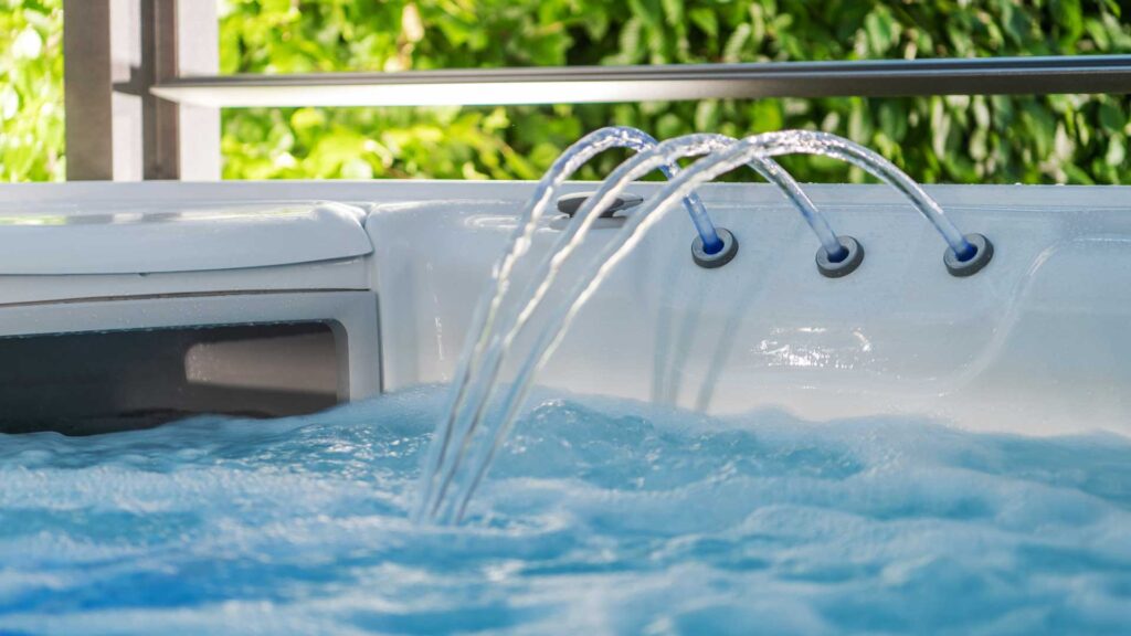 hot tub water installation.